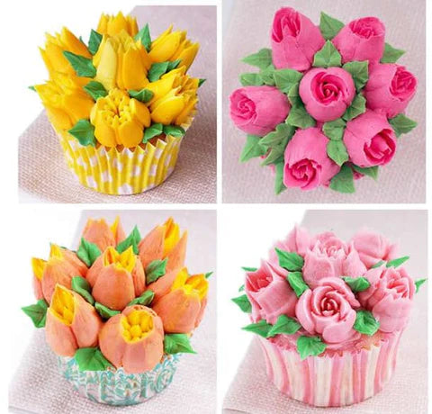 Kit Bicos de Confeitaria Formas de Flores - Imagem 7