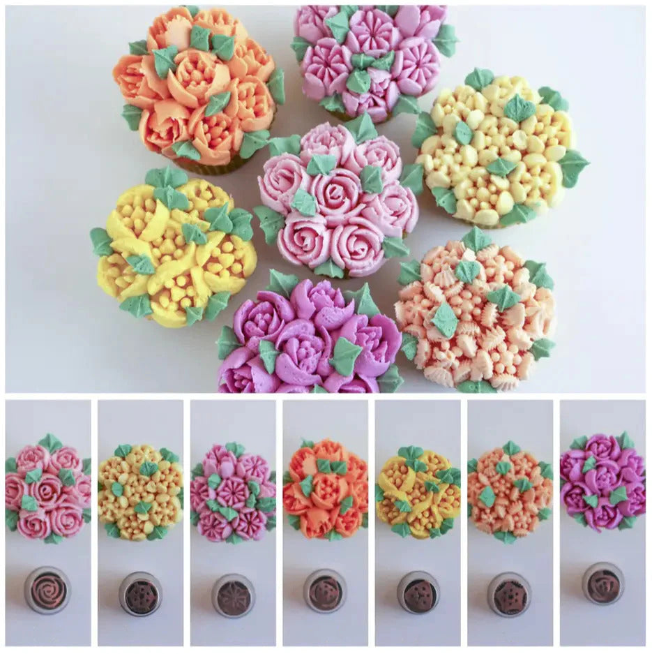 Kit Bicos de Confeitaria Formas de Flores - Imagem 3