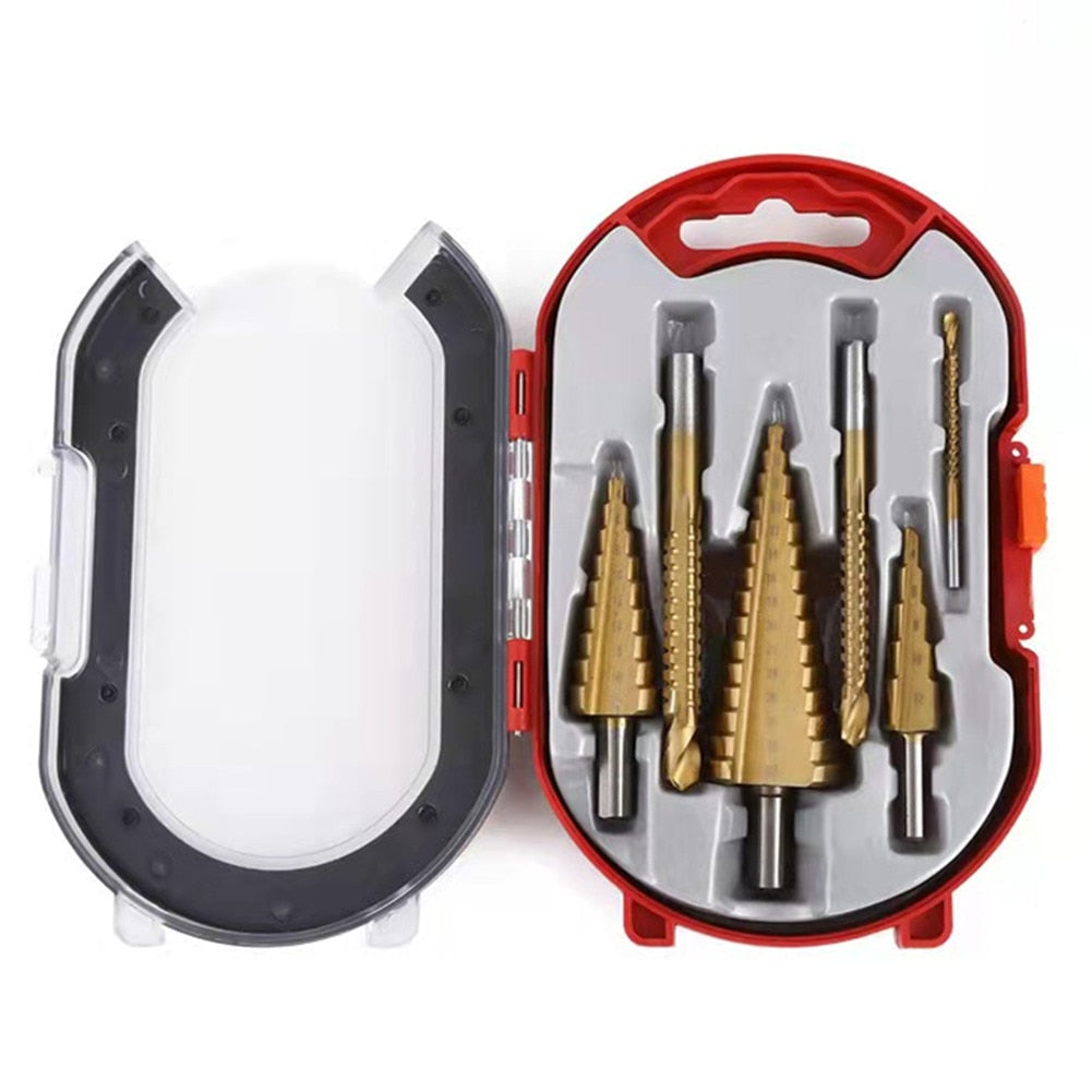 Kit Completo 6 Brocas de Titânio Escalonada - Imagem 3