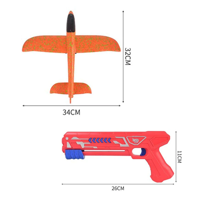 Kit Completo Lançador de Avião + Avião AeroSpeed - Imagem 7