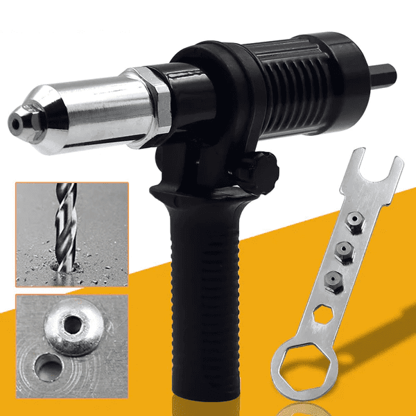 Kit Completo Rebitadeira Profissional - Universal Furadeira e Parafusadeira - Imagem 8