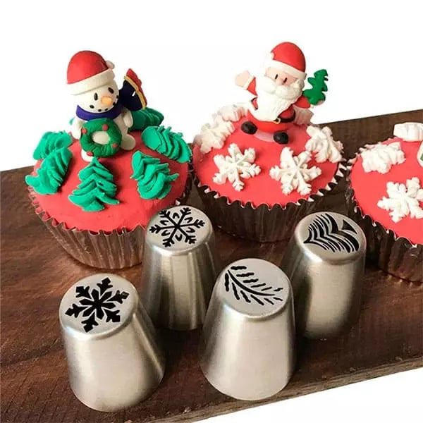 Kit com 4 Bicos de Confeitar Natalinos - Imagem 4