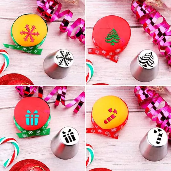 Kit com 4 Bicos de Confeitar Natalinos - Imagem 7