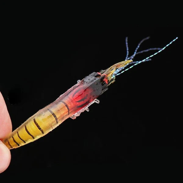 Kit com 5 Iscas de Camarões Artificiais Para Pesca - Imagem 4