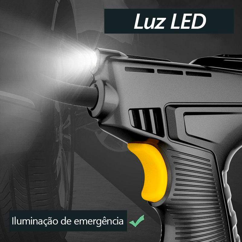 Compressor de Ar Portátil AirPistol® - A Pistola do Futuro + 3 Bicos Diferentes GRÁTIS - Imagem 3