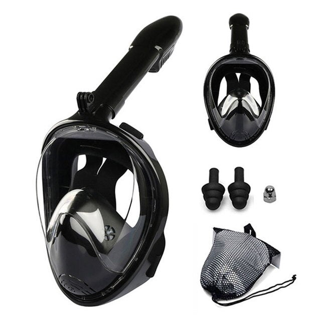 Máscara de Mergulho Snorkel com Suporte para Câmera GoPro - Imagem 2