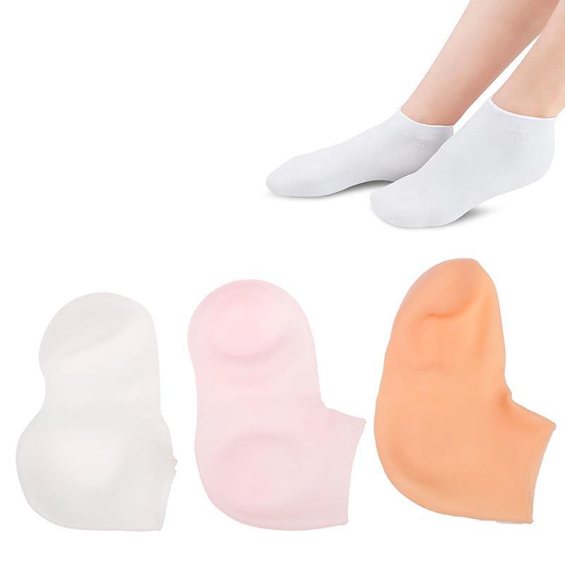 Meia Feminina de Silicone para Hidratar os Pés e Calcanhar - Imagem 5