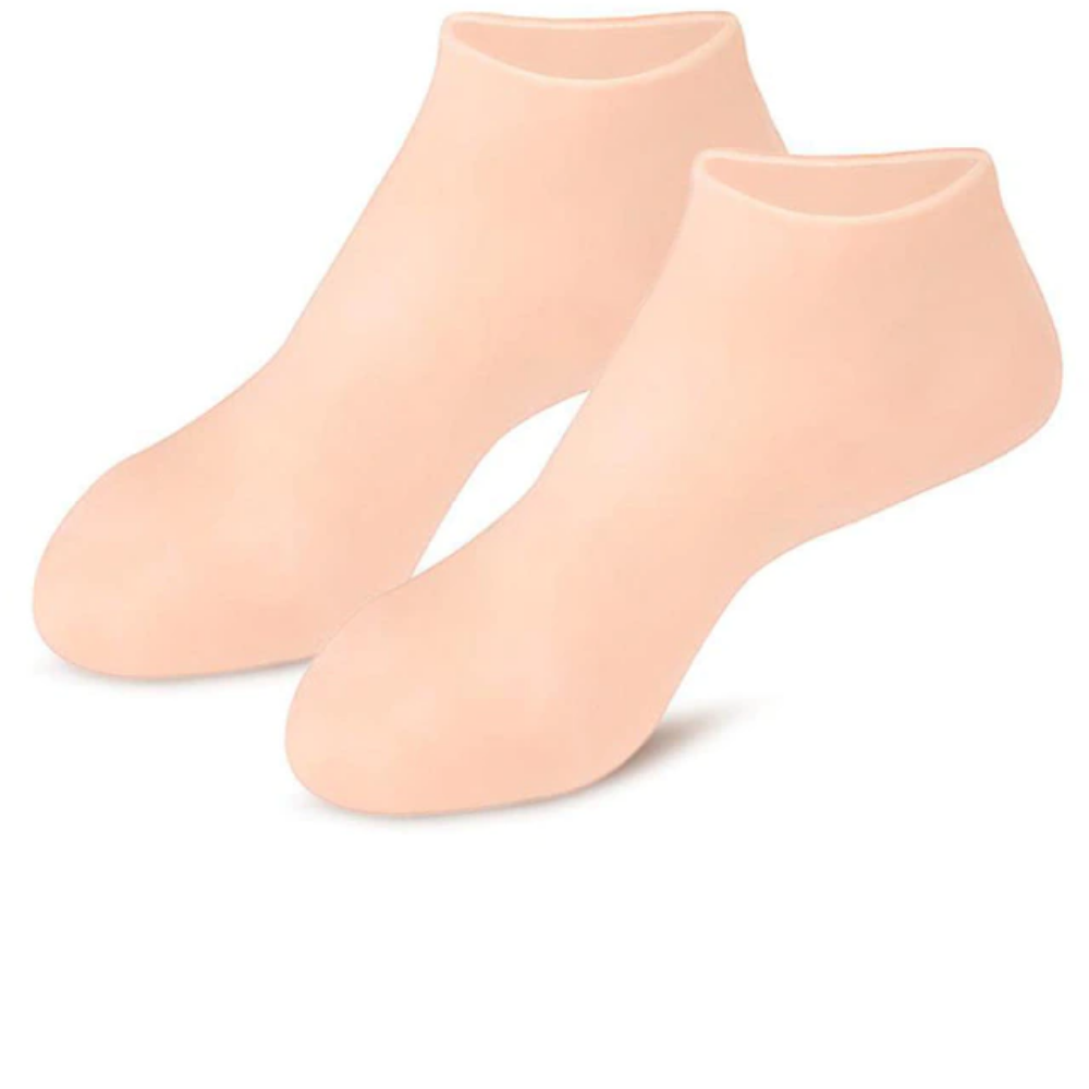 Meia Feminina de Silicone para Hidratar os Pés e Calcanhar - Imagem 7