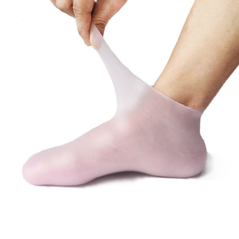 Meia Feminina de Silicone para Hidratar os Pés e Calcanhar - Imagem 2