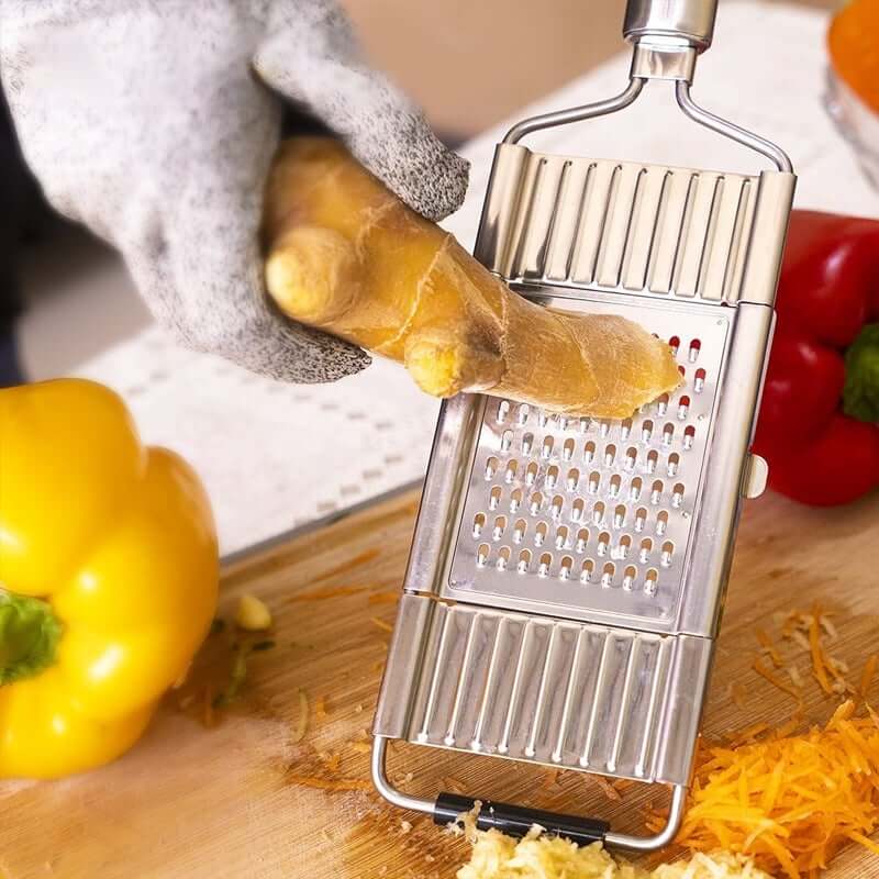 Ralador Profissional de Legumes Multiuso Com 4 Lâminas - Imagem 6
