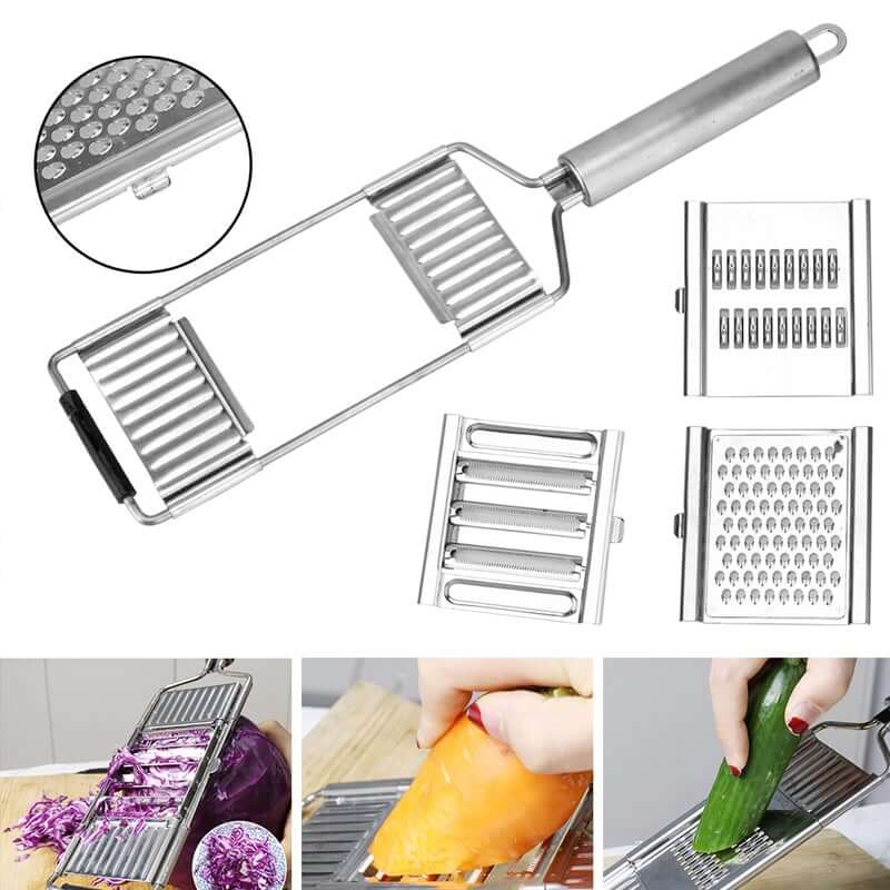 Ralador Profissional de Legumes Multiuso Com 4 Lâminas - Imagem 7