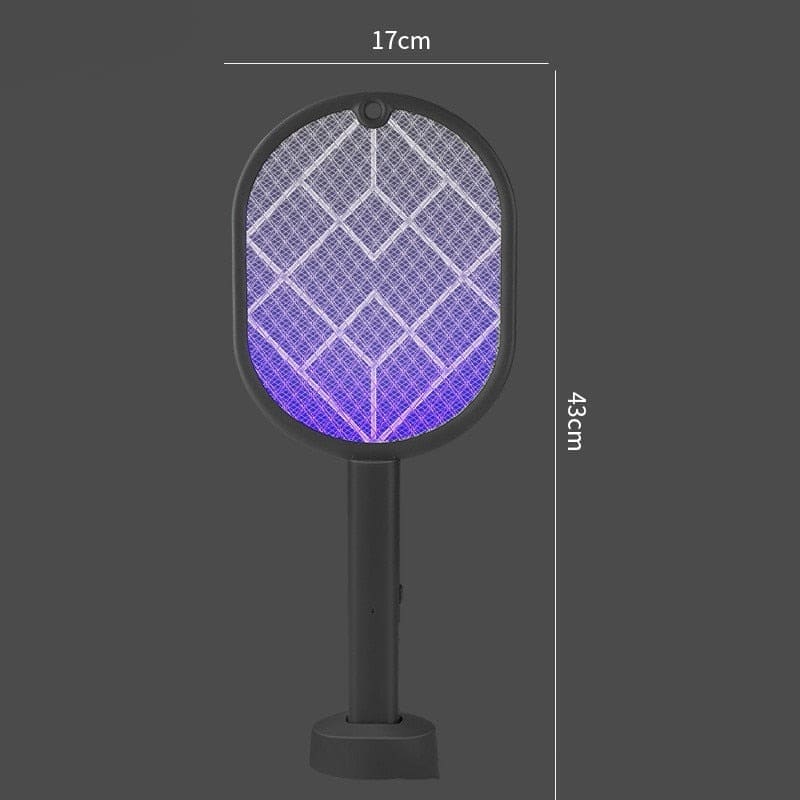 Raquete Elétrica Mata Mosquito com Led Ultravioleta - Imagem 6