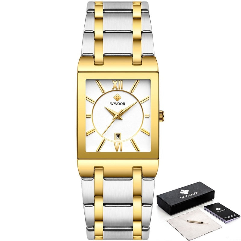 Relógio Masculino Gold Watch - Imagem 13