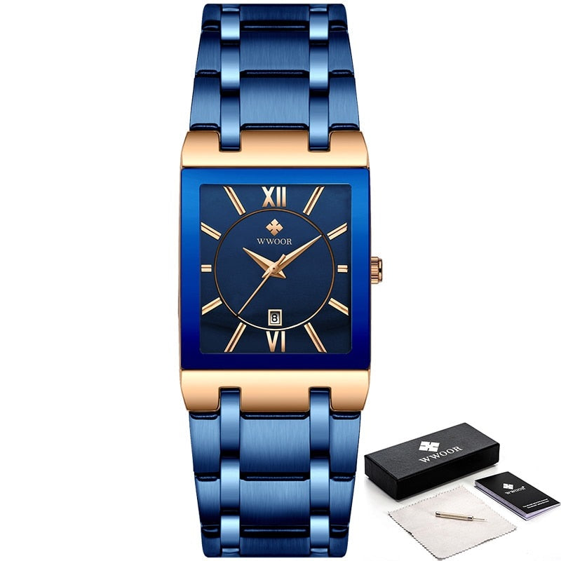 Relógio Masculino Gold Watch - Imagem 8