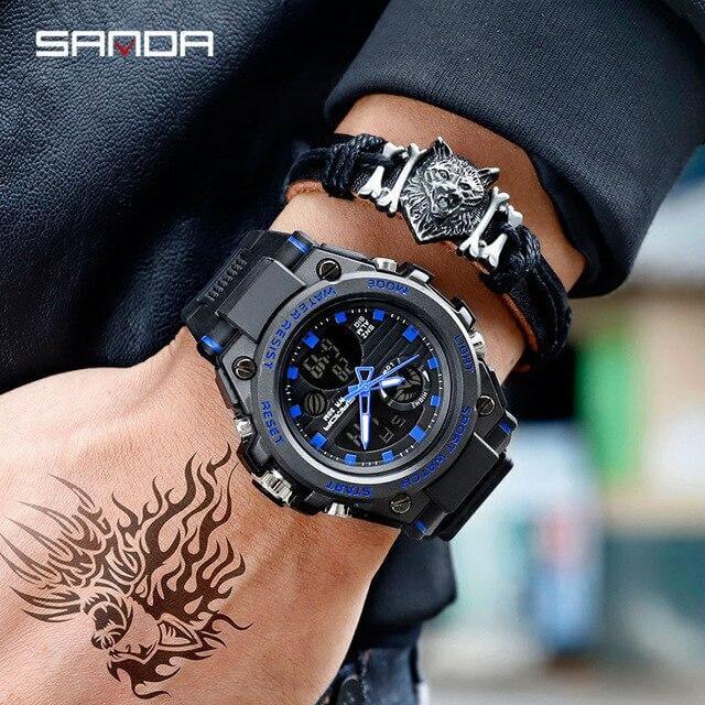 Relógio Masculino Sport Watch Sanda - Imagem 3