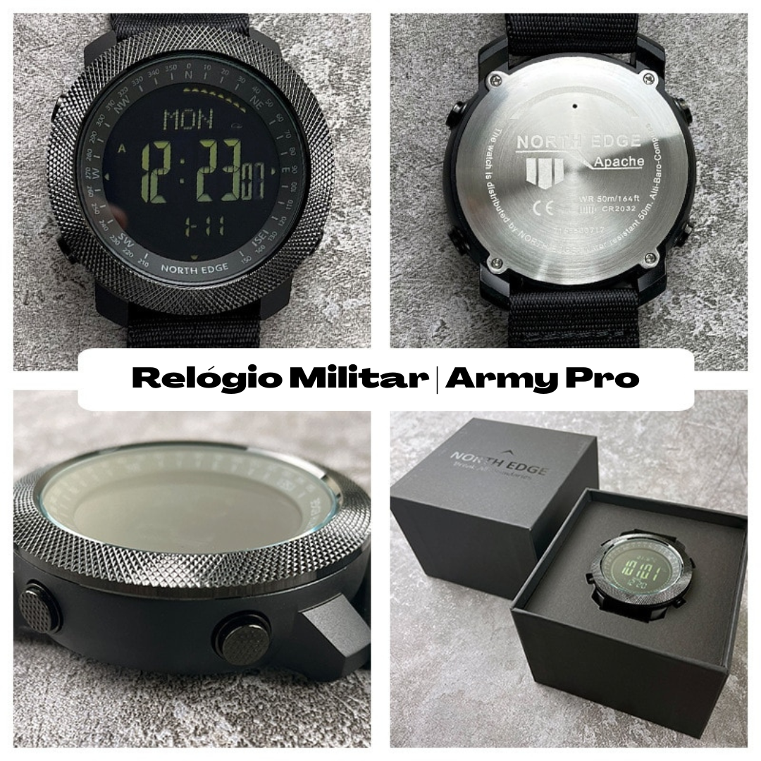 Relógio Masculino Militar Army Pro - Imagem 3