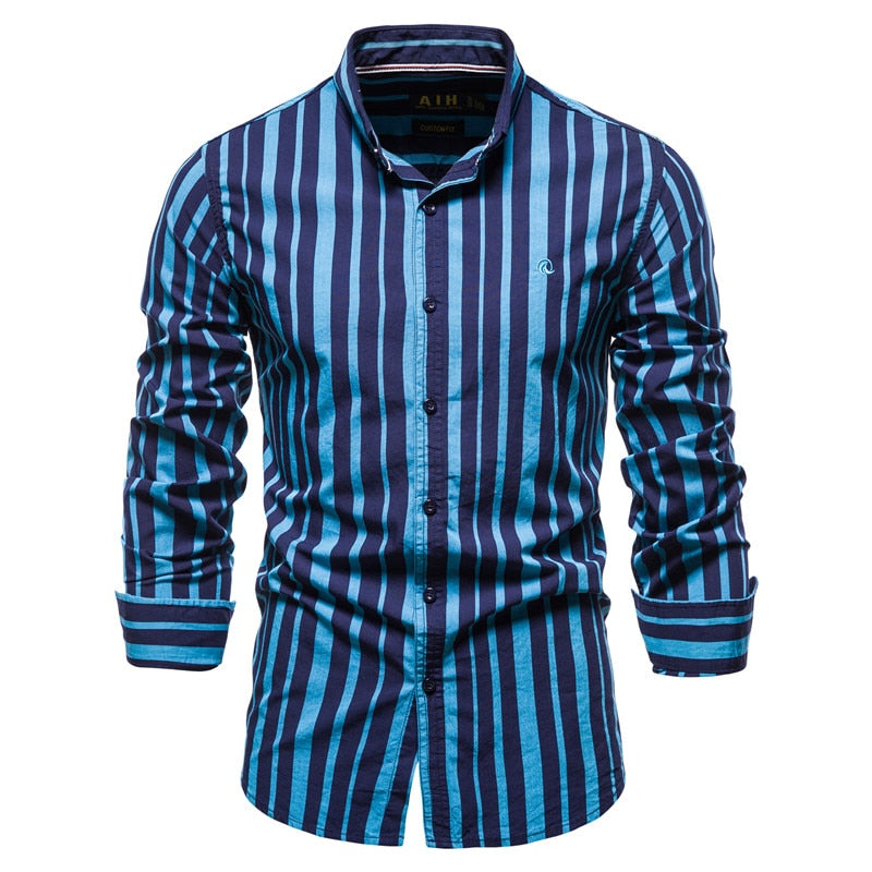 Camisa Listrada Casual - Masculina - Imagem 6