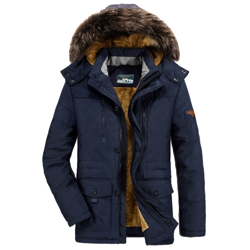 Casaco pele Grossa para Inverno - Masculino - Imagem 9