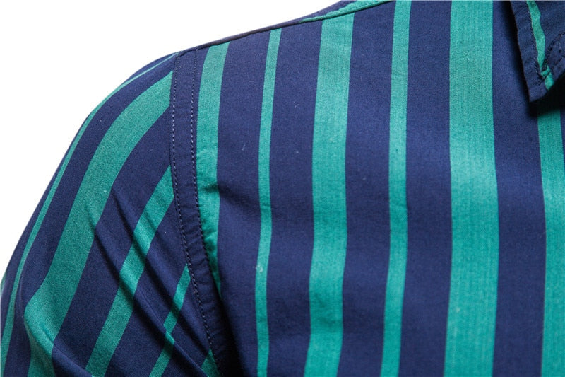 Camisa Listrada Casual - Masculina - Imagem 7