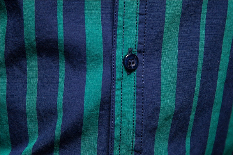 Camisa Listrada Casual - Masculina - Imagem 9