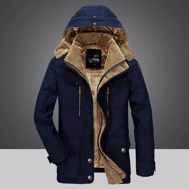 Casaco pele Grossa para Inverno - Masculino - Imagem 6