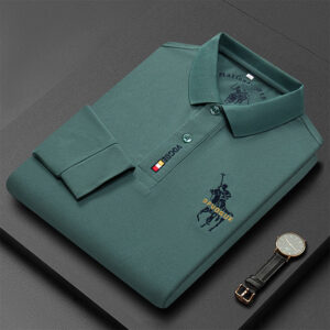 Camisa Polo Vogue Manga Longa Bordado Original