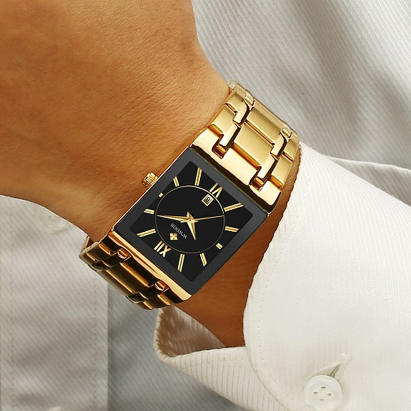 Relógio Masculino Gold Watch - Imagem 4