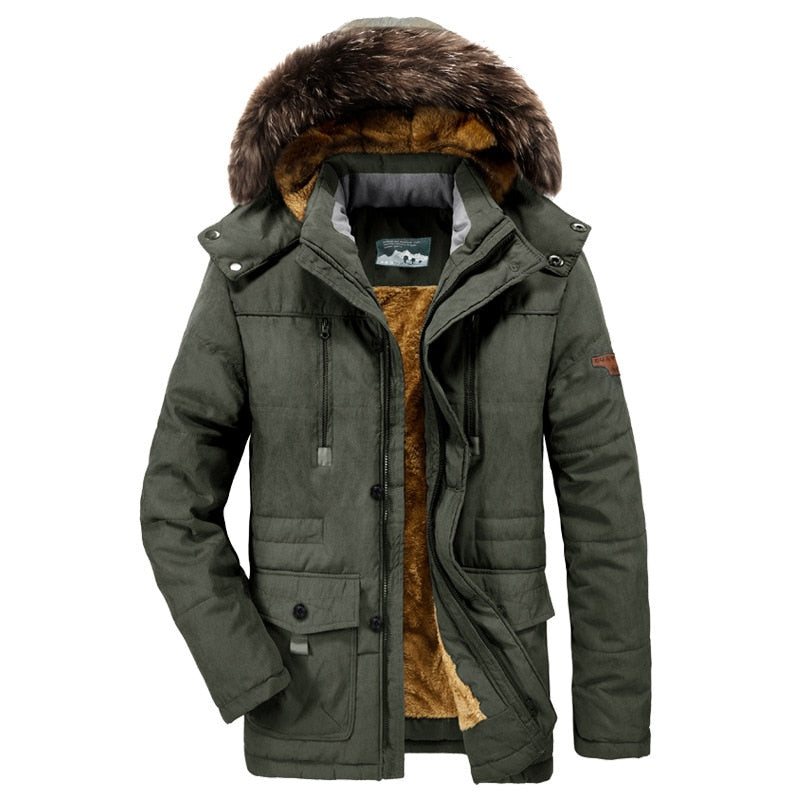 Casaco pele Grossa para Inverno - Masculino - Imagem 4