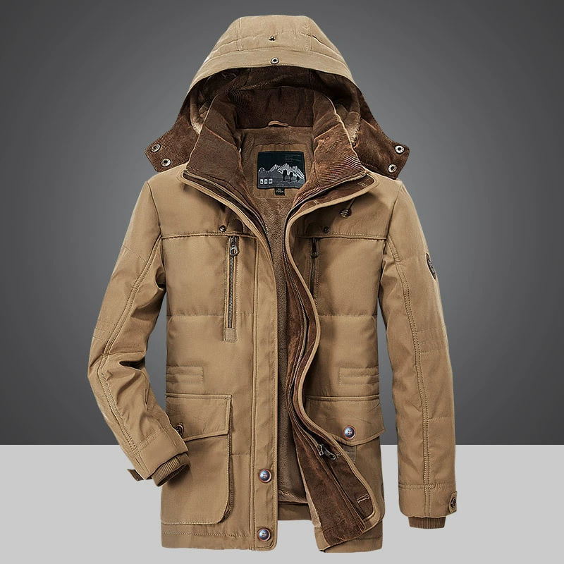 Casaco pele Grossa para Inverno - Masculino - Imagem 7