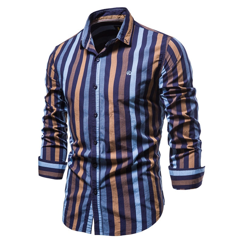 Camisa Listrada Casual - Masculina