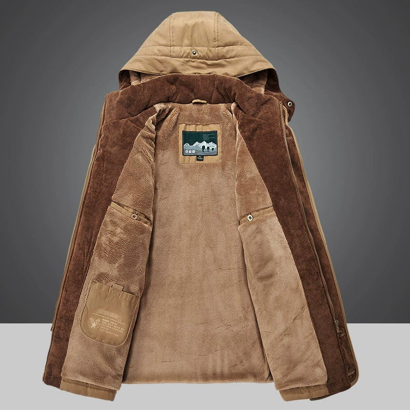 Casaco pele Grossa para Inverno - Masculino
