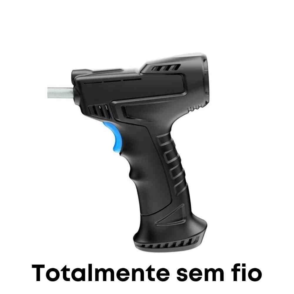 Compressor de Ar Portátil AirPistol® - A Pistola do Futuro + 3 Bicos Diferentes GRÁTIS - Imagem 6