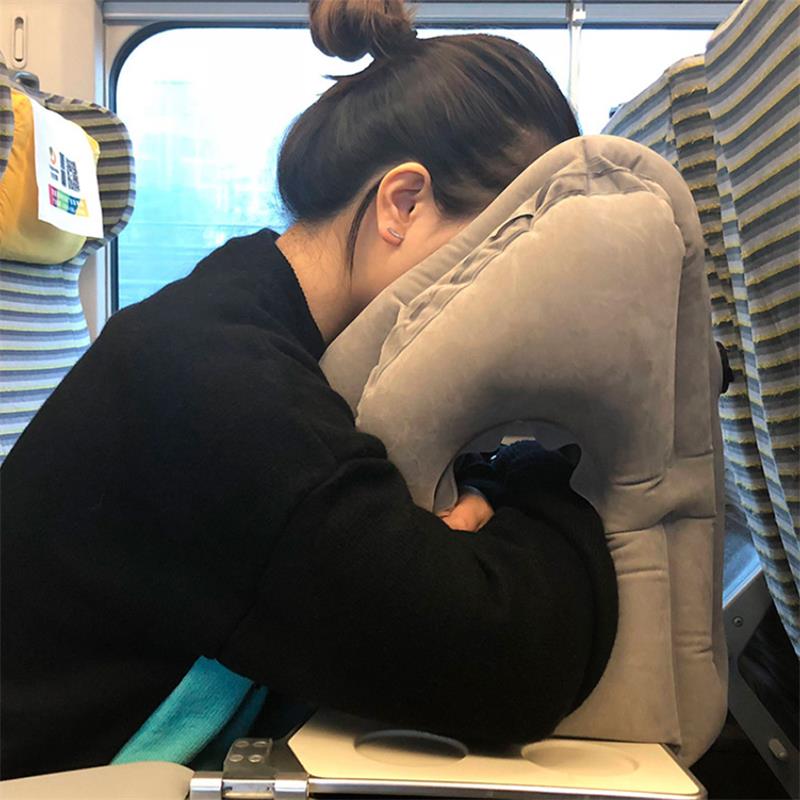 Travesseiro Ergonômico Inflável para Viagens - Nuvem God - Imagem 2