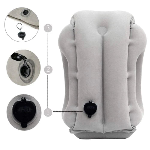 Travesseiro Ergonômico Inflável para Viagens - Nuvem God - Imagem 4