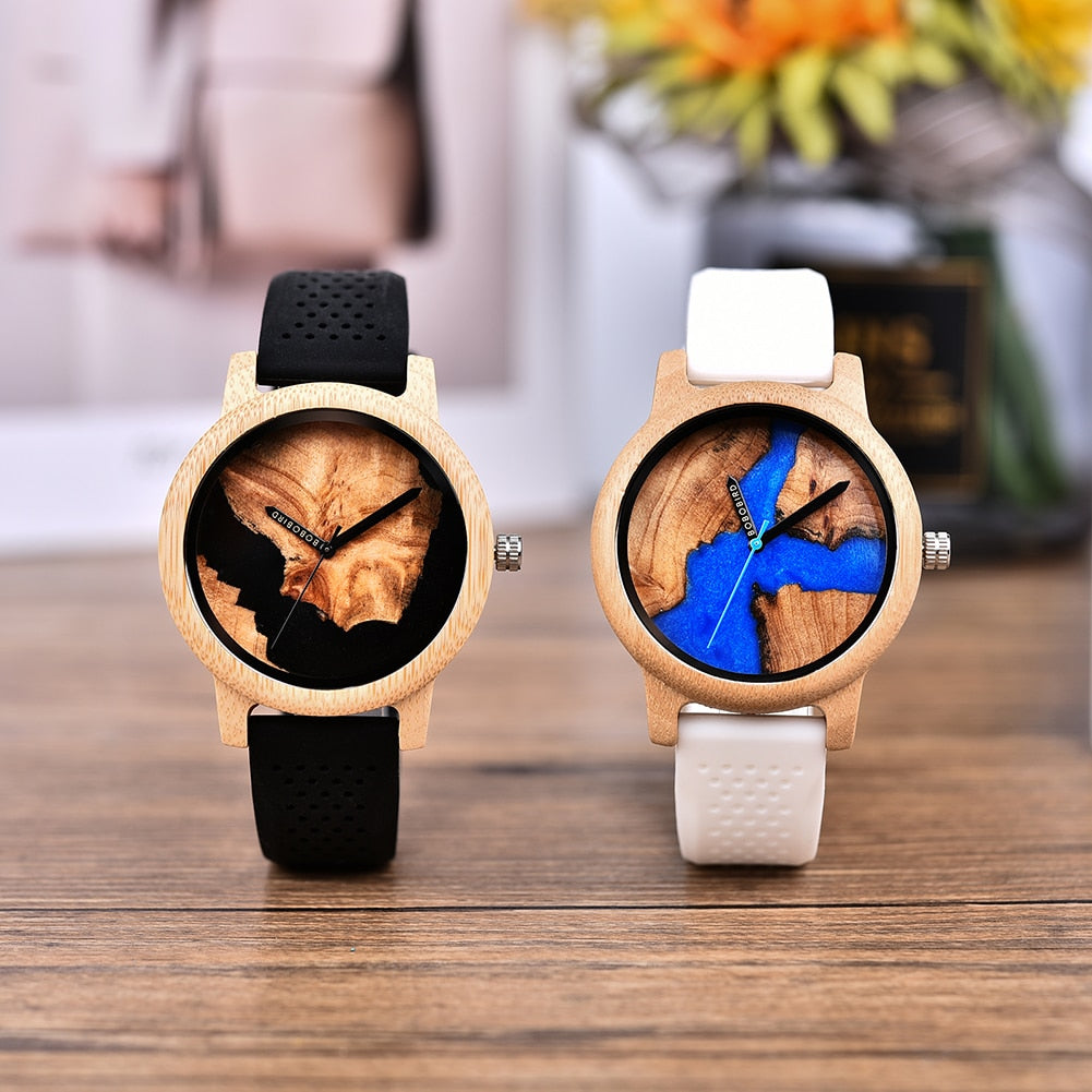 Relógio Masculino Feminino Bamboo Wood - Imagem 10