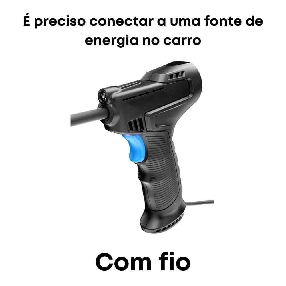 Compressor de Ar Portátil AirPistol® - A Pistola do Futuro + 3 Bicos Diferentes GRÁTIS - Imagem 5
