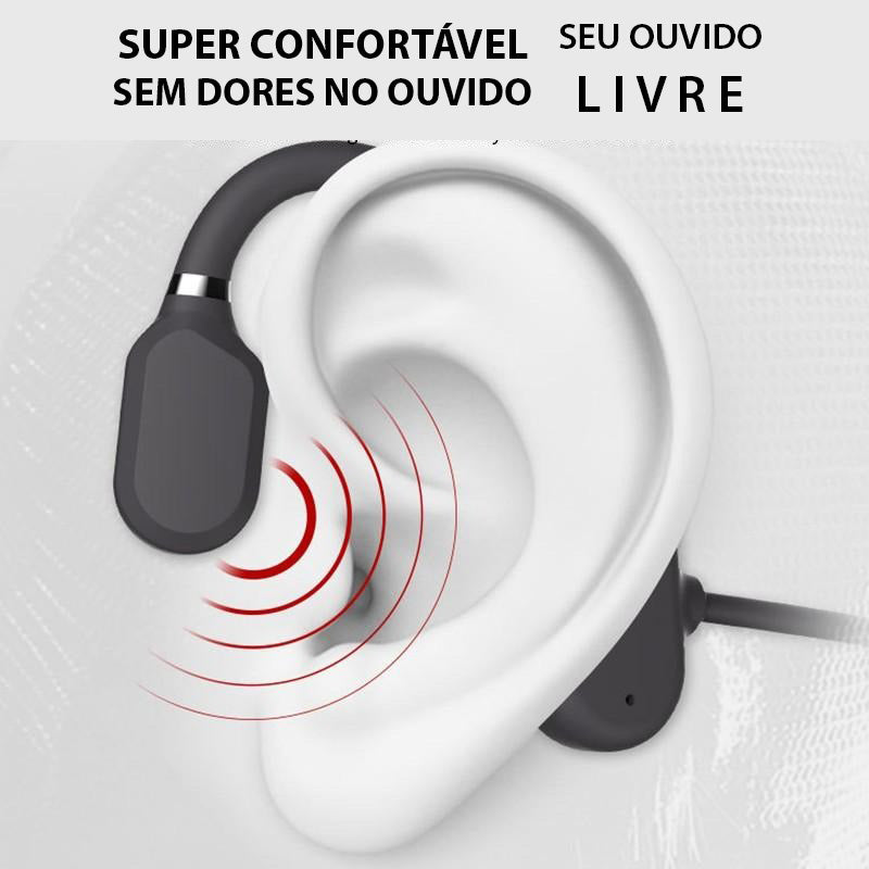Fone de Ouvido por Condução Óssea Bluetooth 5.0 | Resistente a Água - Imagem 9