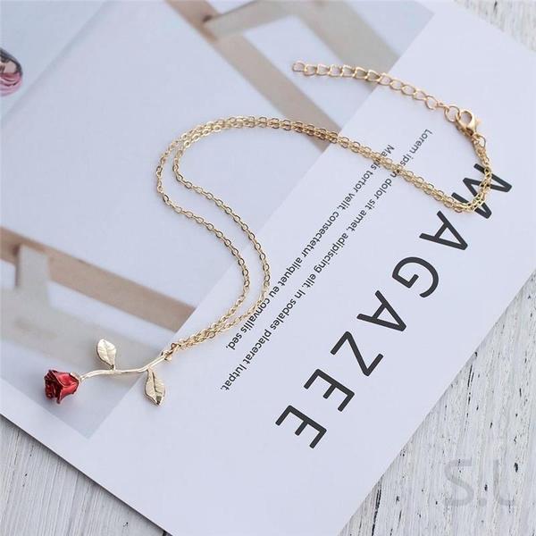 Colar Rose Flower🌹 (Compre 1 Leve 3) - Imagem 3
