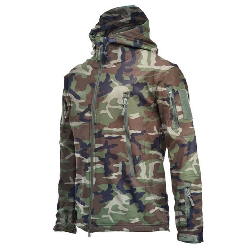 Jaqueta Masculina Tática Militar Combat Americana com Capuz Impermeável - Imagem 8