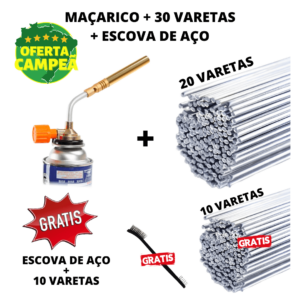 Kit Completo de Solda Profissional - Solda Premium + Brindes Exclusivos 🎁