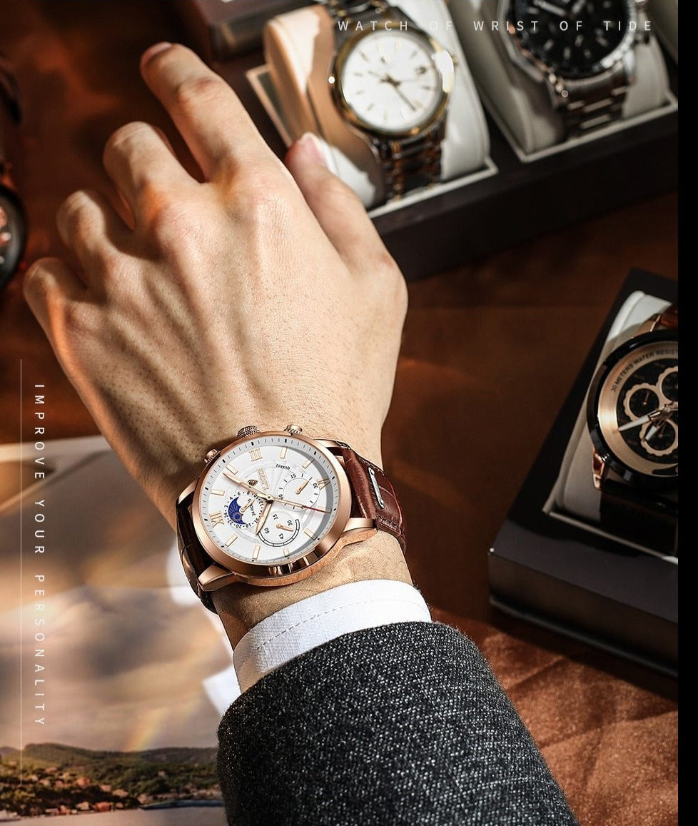 Relógio Masculino Lige Model Quartz - Imagem 6