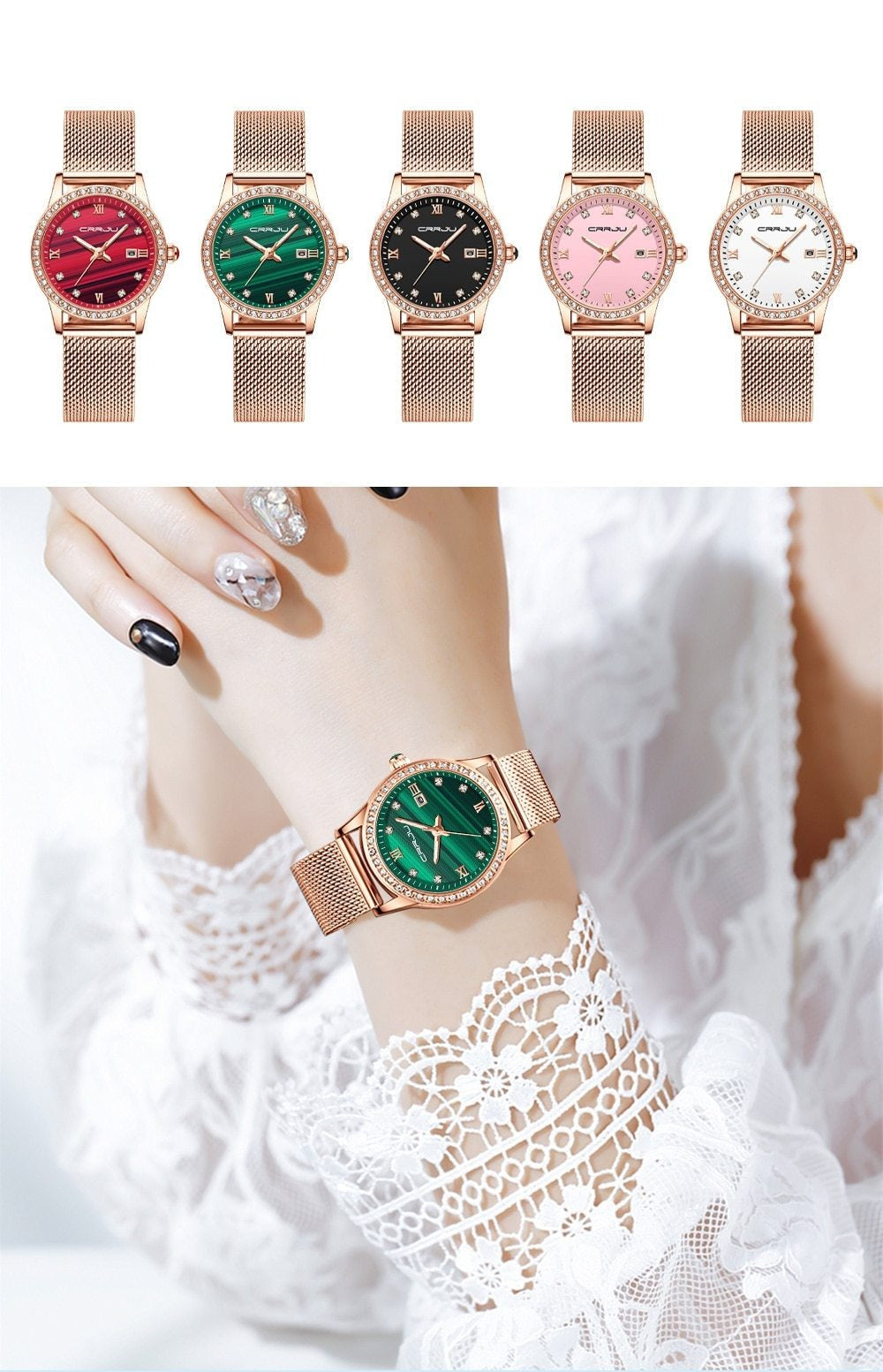 Relógio Feminino Luxury Diamond - Imagem 16