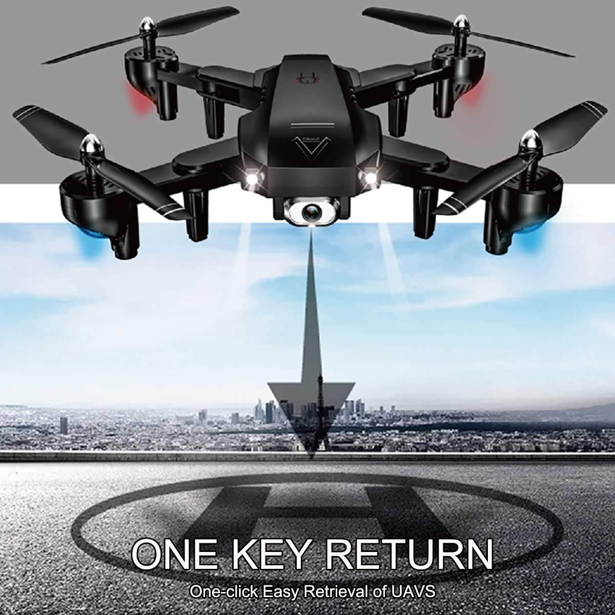 Drone Com Camera HD 1080P L103 GPS WIFI Helicóptero de controle remoto - Frete Gratis