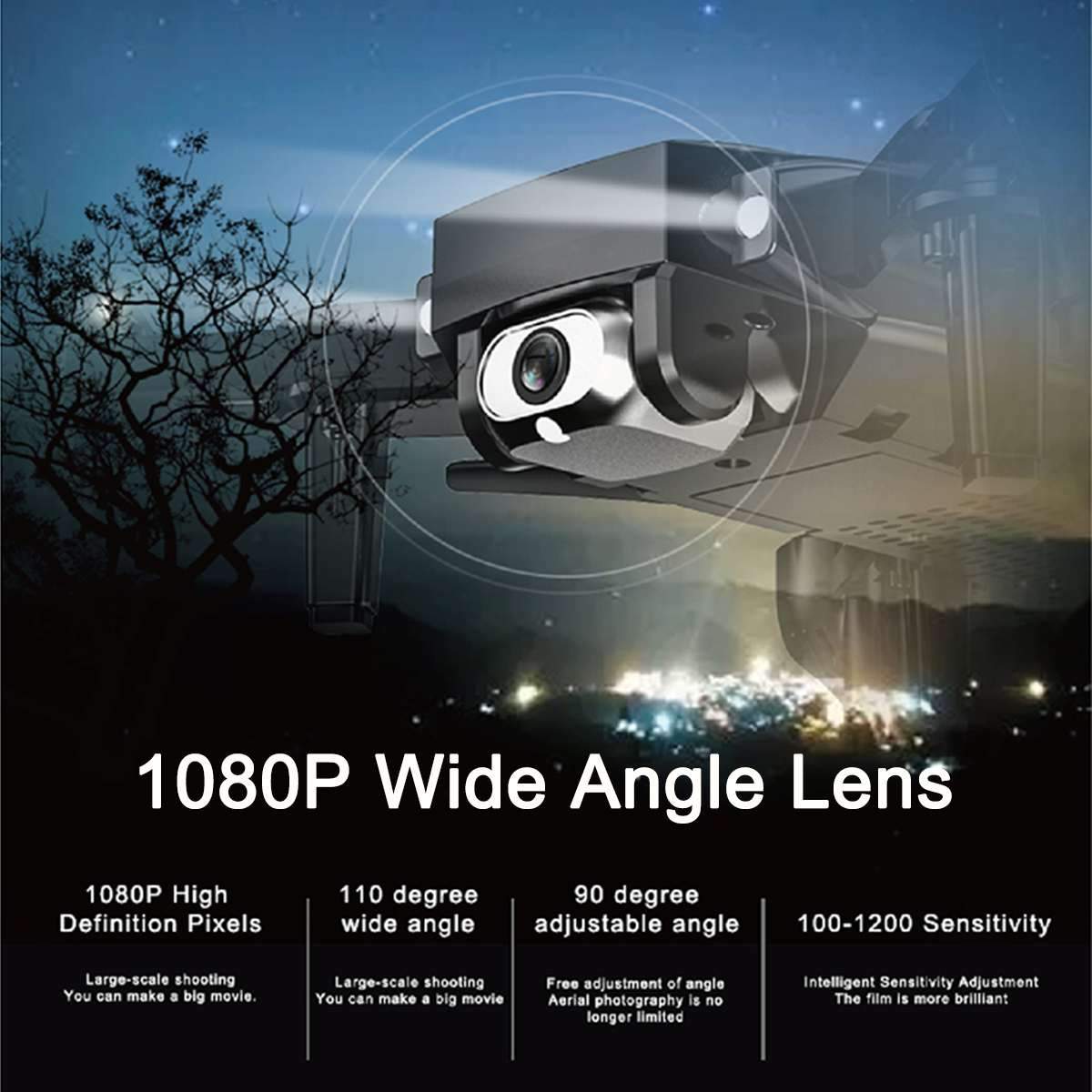 Drone Com Camera HD 1080P L103 GPS WIFI Helicóptero de controle remoto - Frete Gratis - Imagem 8