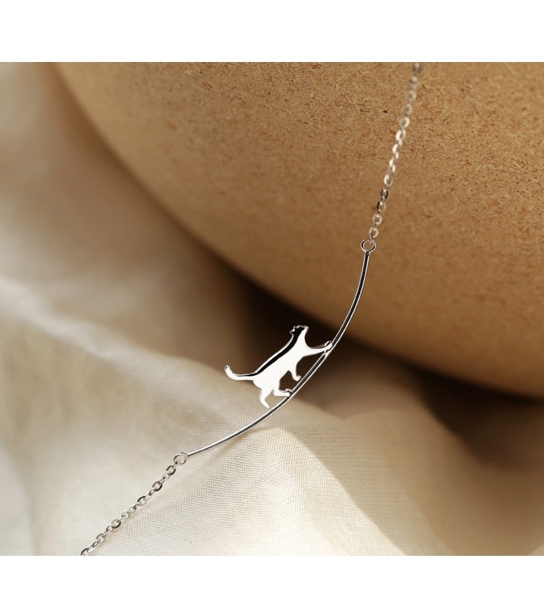 Colar Vida de Gato - Prata S925 Esterlina - Imagem 2