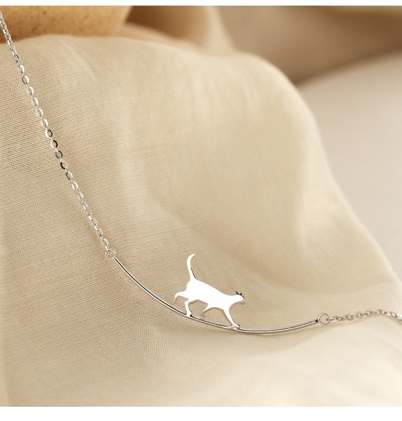 Colar Vida de Gato - Prata S925 Esterlina - Imagem 3
