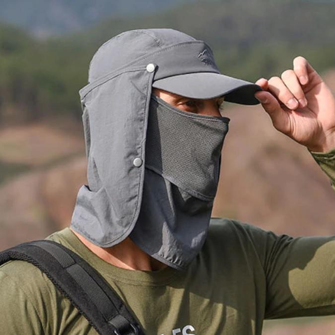 Boné para Pesca com Proteção UV 4 em 1 - Imagem 5