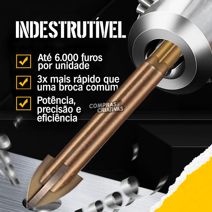 Kit Brocas Indestrutíveis - Max Drill / Fura tudo/ Kit Completo / 6.250 Furos por broca - Imagem 3
