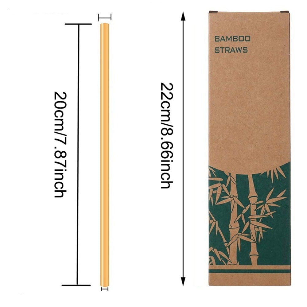 Kit Canudo de Bambu Ecológico + Escova de Limpeza - Frete Gratis - Imagem 4