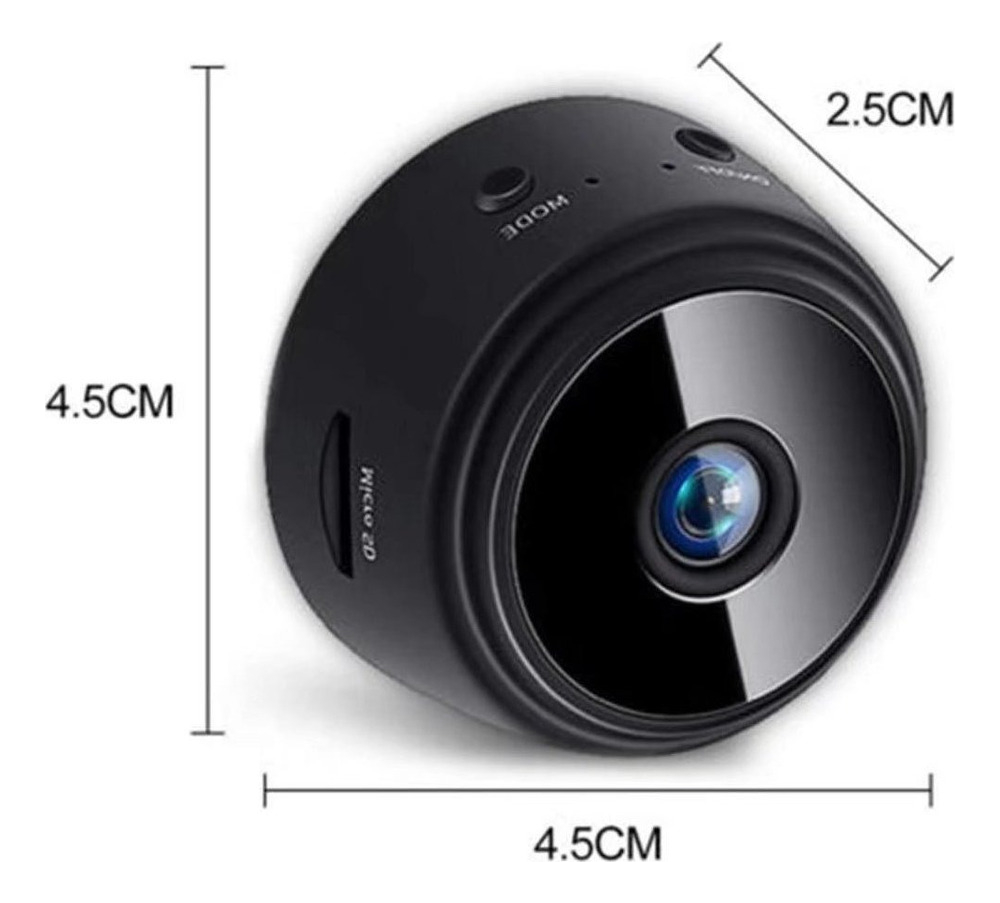 Camara De Segurança Residencial Wifi Hd Bateria Sem Fio Mini - Imagem 7